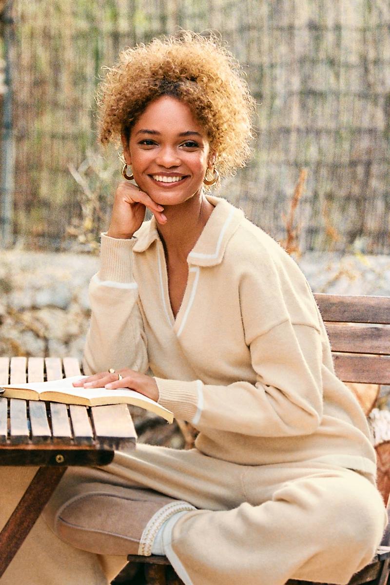Toasted Almond Khaki Sweater