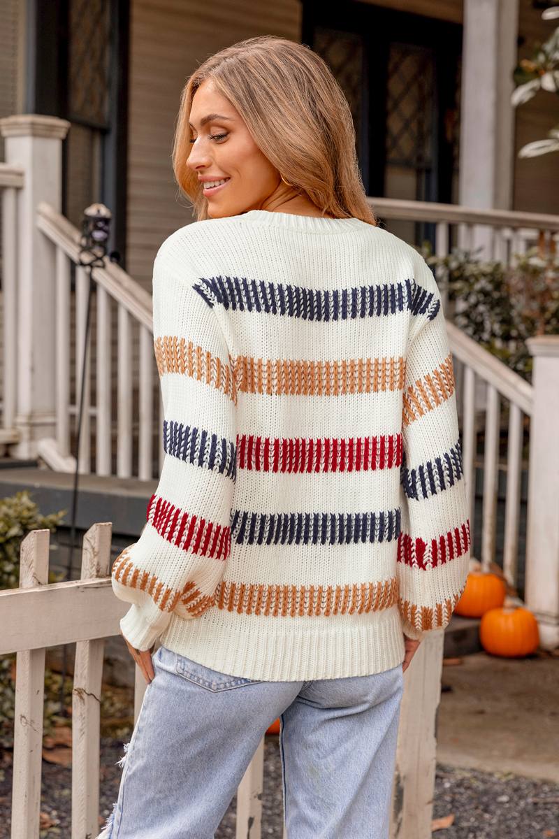 Coastal Weekend Striped Sweater