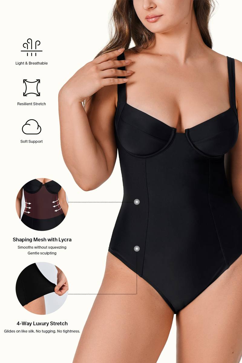 Empowered Flex Support One-Piece Swimsuit
