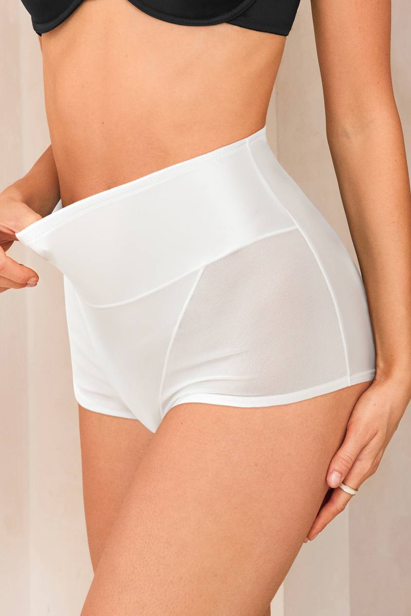 Iconic Behavior White Shapewear Briefs